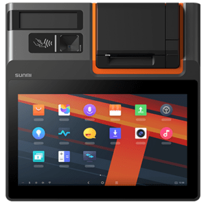 Actual product image Sunmi Checkout 11.6" NFC/Cam/LTE 80mm Android/Cash Printer (80mm) 4G LTE