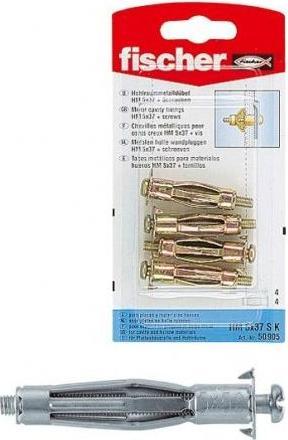 Produktbild Fischer Hohlraum-Metalldübel HM 5x52 S K (4 Stk.)