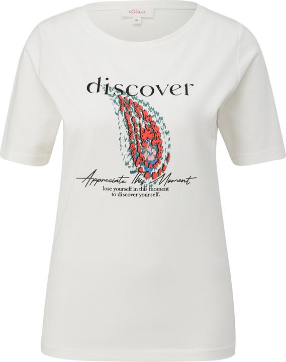 Actual product image S.Oliver T-Shirt T-Shirt aus Baumwollstretch (46)