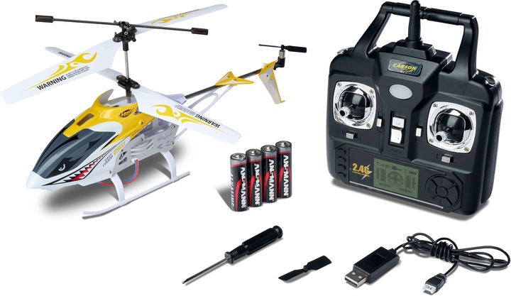 Image du produit Carson Model Sports Easy Tyrann 250 2.4G 100% RTF jaune RC Hélicoptère RtF