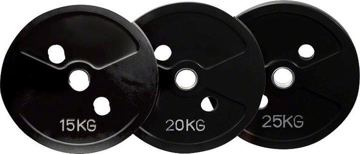 Produktbild Sport-Thieme Hantelscheiben-Set Wettkampf, Guss (2 x 10 kg, 4 x 2.5 kg, 4 x 5 kg)