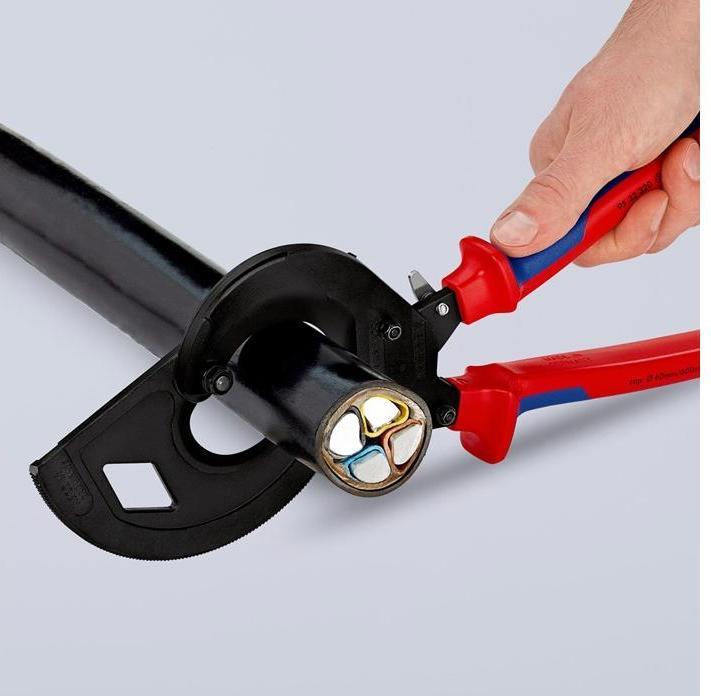 Productafbeelding Knipex Kabelschaar (ratelprincipe, drie snelheden) 95 32 320 (320 mm)