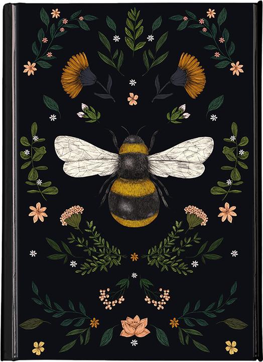 Jade Mosinski : Botanical Bee (Foiled Pocket Journal) (A6, À rayures, Couverture rigide)