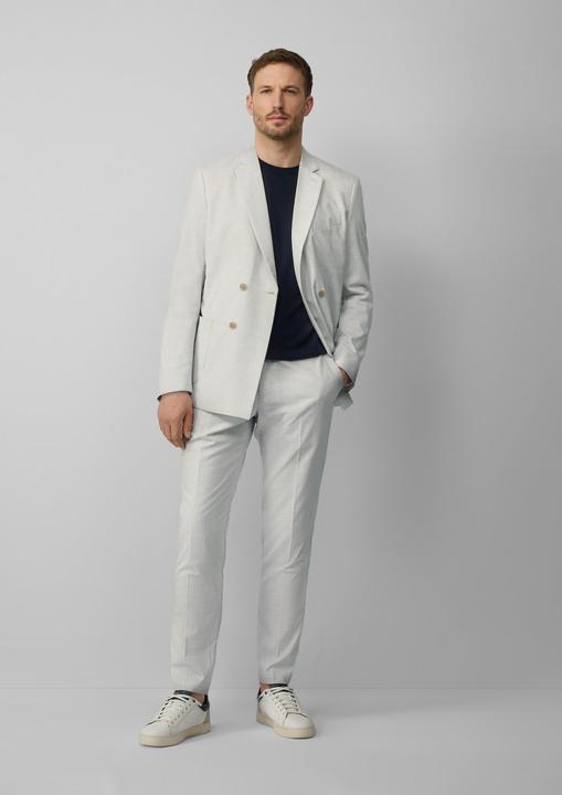 Produktbild S.Oliver Indoor-Sakko s.O PURE: Zweireihiges Sakko im Slim Fit (48)