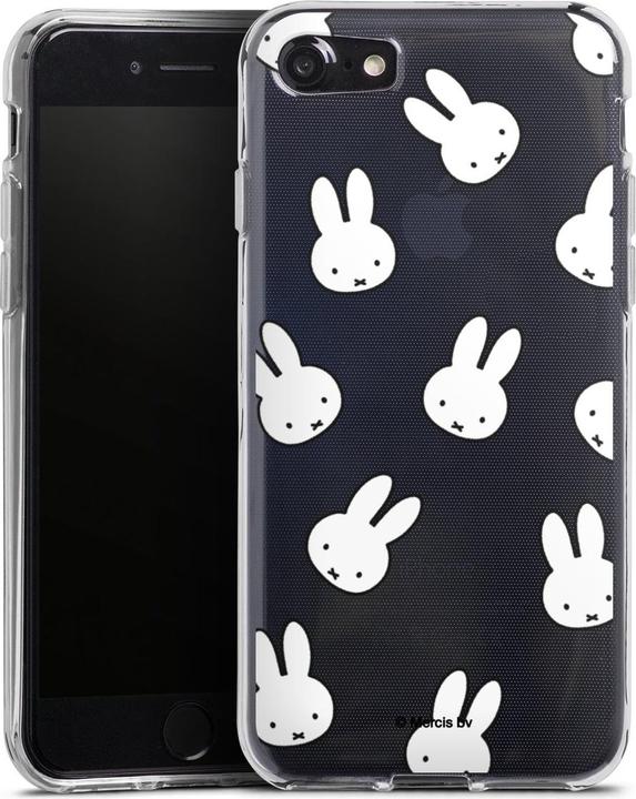 Produktbild DeinDesign Silikon Hülle für Apple iPhone 7 Handyhülle Case Smartphone Schutzhülle Miffy Muster transparent (Apple iPhone 7)