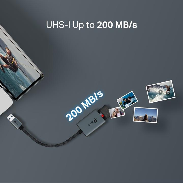 Produktbild TP-Link Adap USB Type-A to SD&TF 3.0 UA430 (USB 3.0)