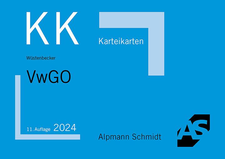 Image du produit Wüstenbecker:Fiches VwGO (84 x)