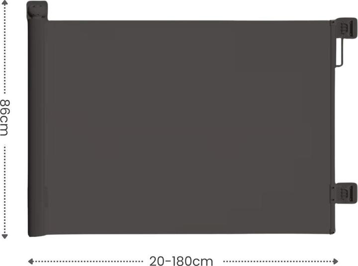 Produktbild Hermex Absperrgitter Schutzgitter Tür-Barriere Treppenschutzgitter (20 cm)