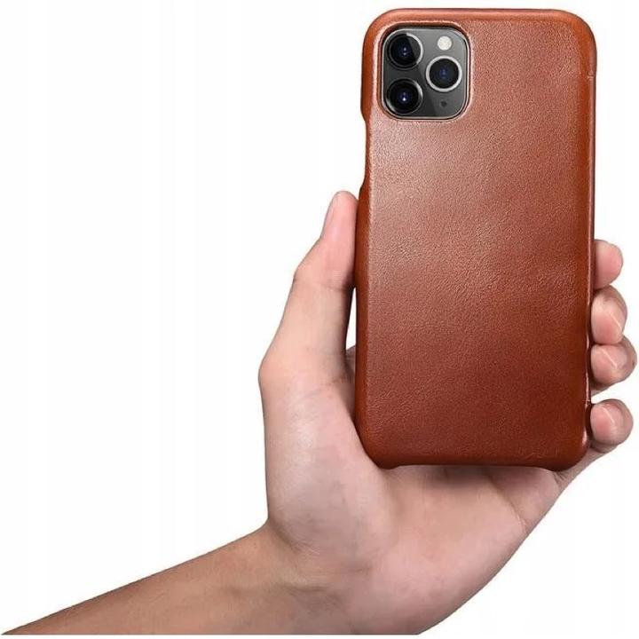Produktbild iCarer iPhone 11 Pro (5.8) Case Vintage Series Side-open(metal clip in the front) Brown (Apple iPhone 11 Pro)