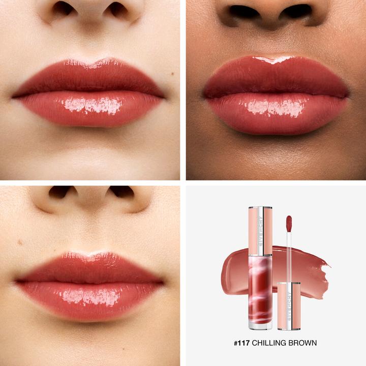 Actual product image Givenchy Le Rose Perfecto Liquid Balm N117 Chilling Brown 6ml (Lip balm, 6 ml)