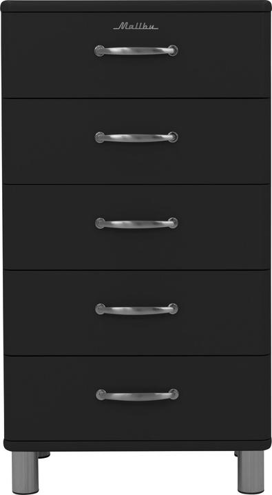 Actual product image tenzo Malibu chest of drawers metal/wood 60x41x111 cm (60 x 41 x 111 cm)