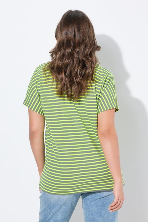 Immagine prodotto Laurasøn Maglia polo a righe con collo polo e mezze maniche (40)