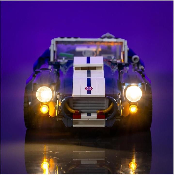 Actual product image Light my bricks LMB 2.0 LEGO® 10357# Shelby Cobra 427 S/C Light Kit