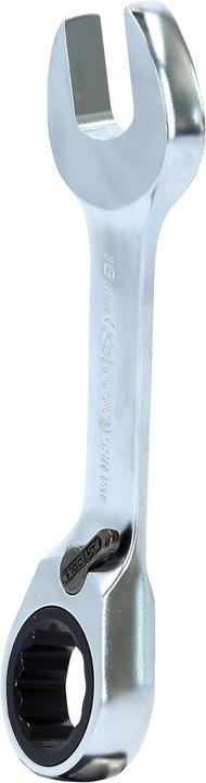 Actual product image KS Tools GEARplus ratchet ring open end wrench short (18 mm)