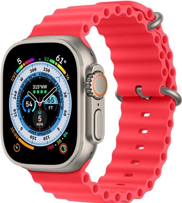 Image du produit PhoneLook Bracelet en caoutchouc silicone ondulé Ultra 49 mm (49 mm, Caoutchouc / silicone)