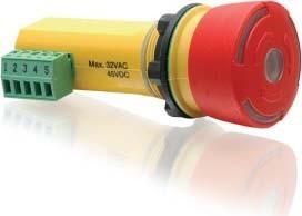 Actual product image ABB Emergency stop switch Ø 22.5mm Rotation release