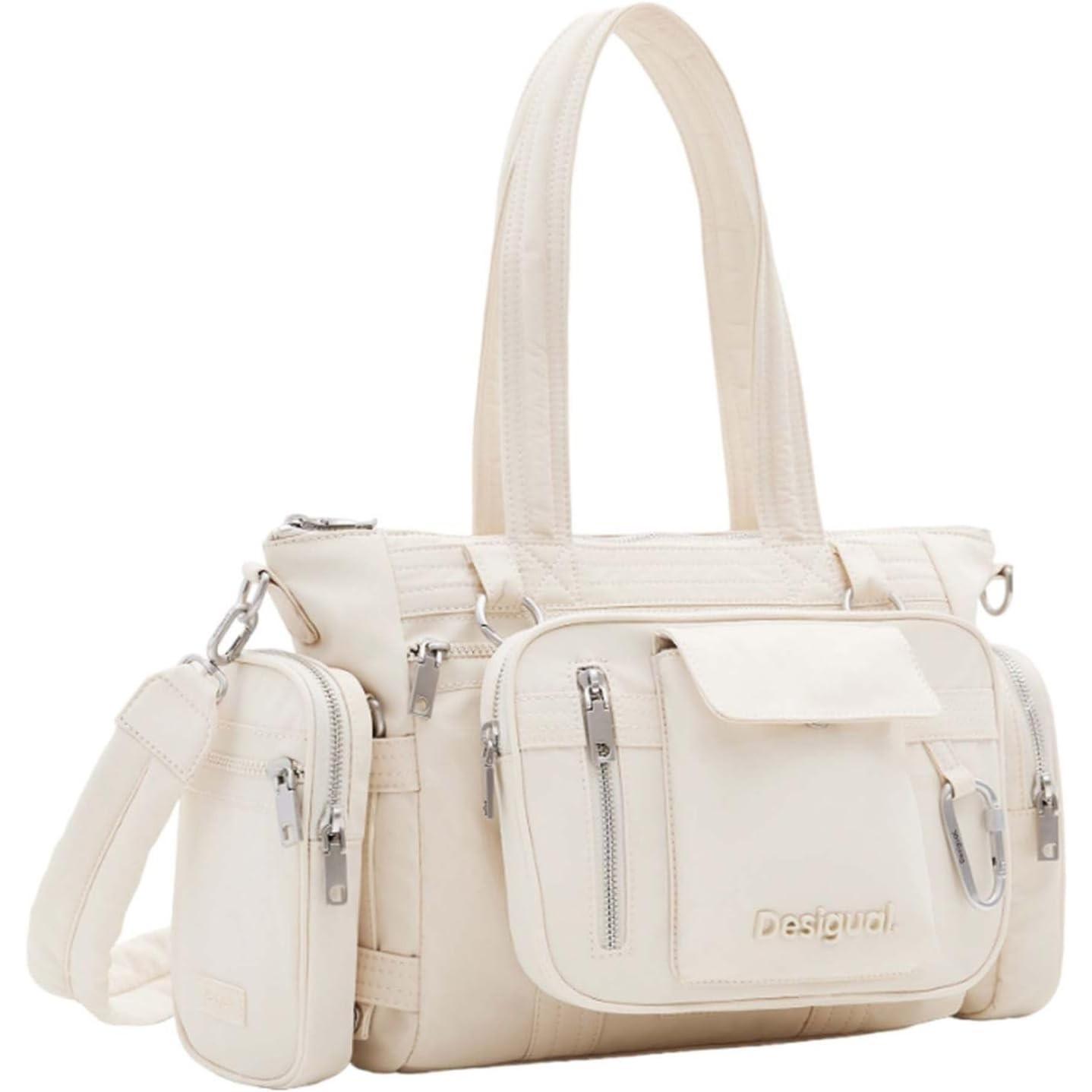 Desigual Donna Bianco Donne, Borsa, Borsa Da Basic Modilar Bohol,
