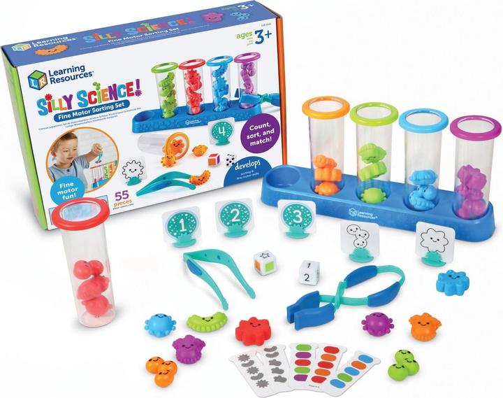 Learning Resources - Silly Science Fine Motor Sorting Set (LSP5542-SCA)