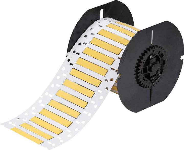 Immagine prodotto Brady B33D-187-2-7641Y, PermaSleeve a basso fumo e zero alogeni, poliolefina, giallo, opaco, 50,80 x 8,51 (5.08 cm)