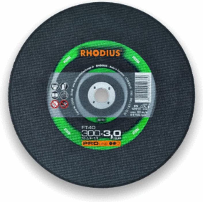 Produktbild Rhodius Freihand Trennscheibe gerade FT40 Ø 300 x 3,0 x 25,40mm