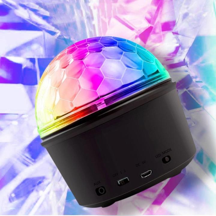 Actual product image Esmée Soundgesteuerte LED Discokugel Ø12cm, Multicolor, Fernbedienung (12 cm)