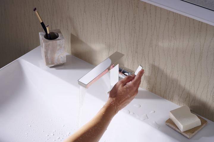 Image du produit hansgrohe Tecturis E ngreeps washboardkraan 110 Fine CoolStart zonder waste chroom