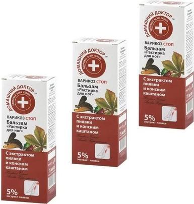 Elfa Domaschnij Doktor Foot Balm with Leech Extract and Horse Chestnut 75ml (Fussbad, 75 ml)