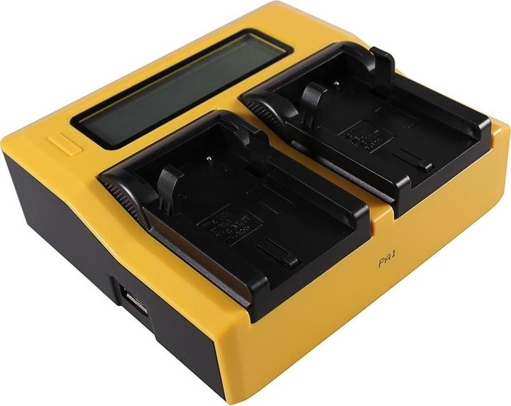 Productafbeelding Patona Dubbele LCD USB-oplader voor Nikon ENEL1 EN-EL1 (Batterijlader voor camera)