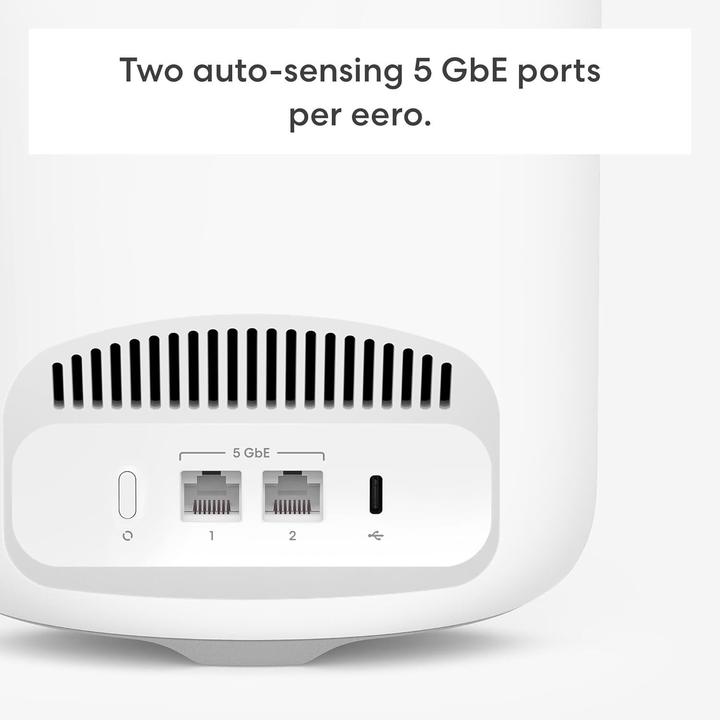 Image du produit Eero Pro 7 BE10800 Tri-Band Wi-Fi 7 Mesh System, 3 Pack