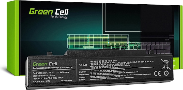 Image du produit GreenCell SA01 - Batterie - Samsung - RV511 R519 R522 R530 R540 R580 R620 R719 R780 (6 cellules, 4400 mAh)