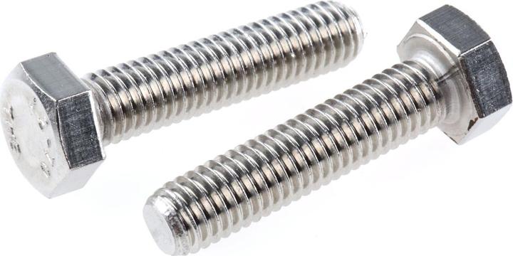 Produktbild RS PRO A2 S/Steel hex head set screw,M8x35mm (1 Schraube pro Stück)