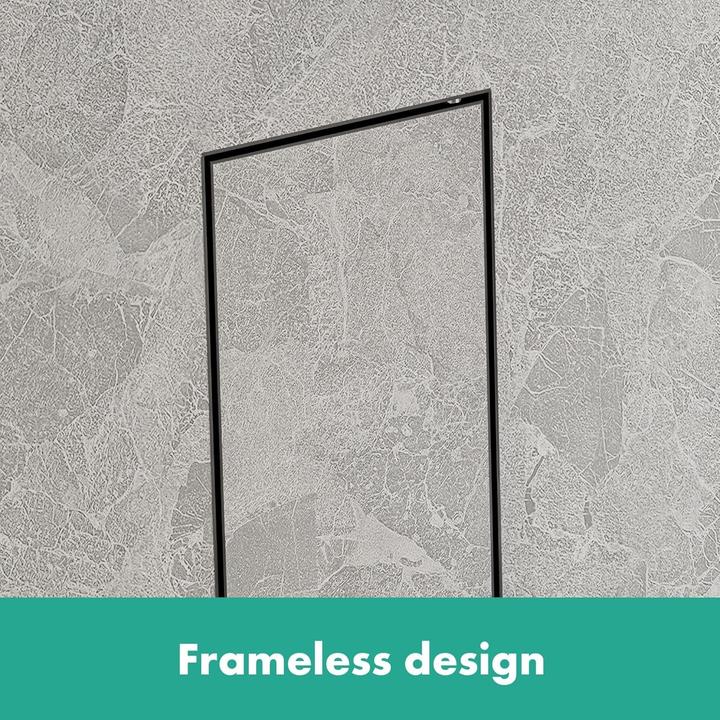 Image du produit hansgrohe XtraStoris Rock Porte-brosse WC, avec tablette, porte carrelable, sans cadre, 145x140x595m