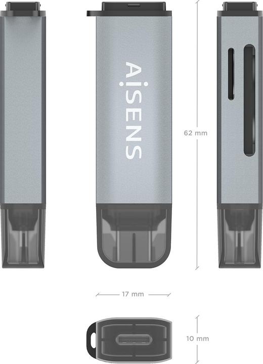 Produktbild Aisens ASCR-2C10-GR