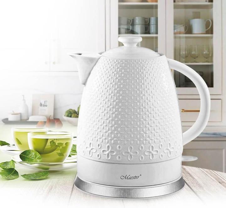 Actual product image Maestro MR-073 Electric Kettle 1 2 l 1200 W White (1.50 l)