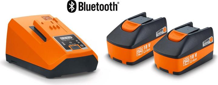 Productafbeelding Fein 18V 2x reserve accu 6.0 Ah + lader Startset (18 V)