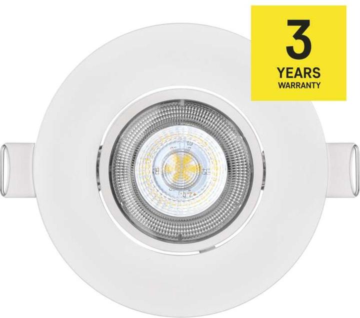 Actual product image Emos LED ceiling spot Exclusive white, round, 5W warm white (450 lm)