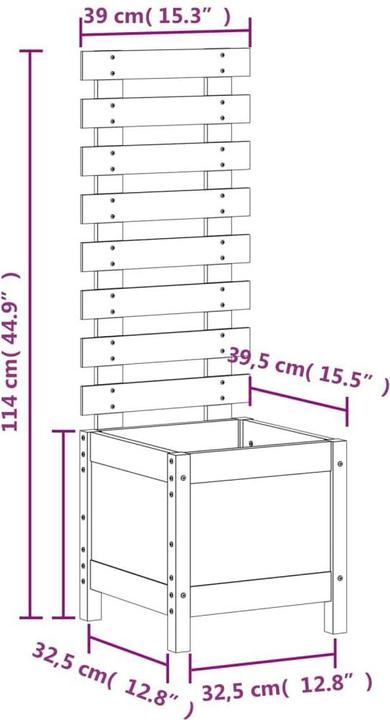 Produktbild vidaXL Pflanzkübel