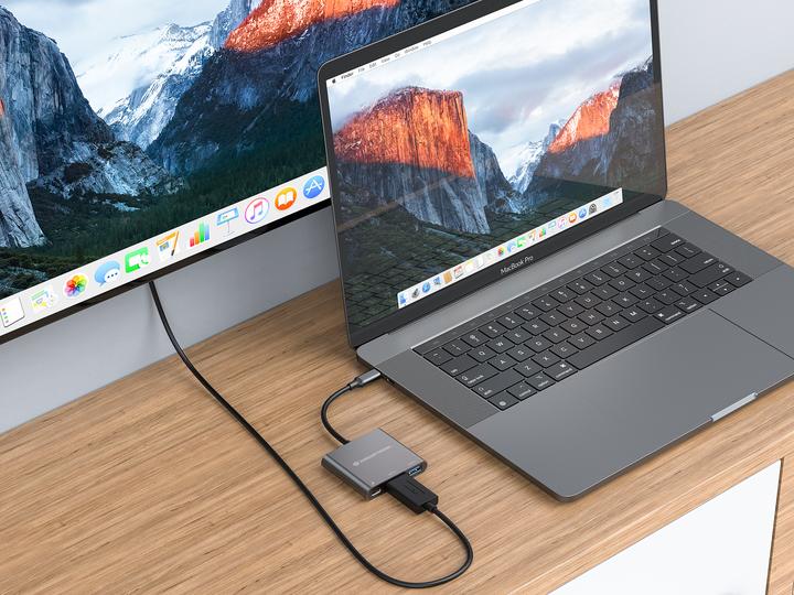 Actual product image Conceptronic DONN01G (USB-C, 1 Ports)