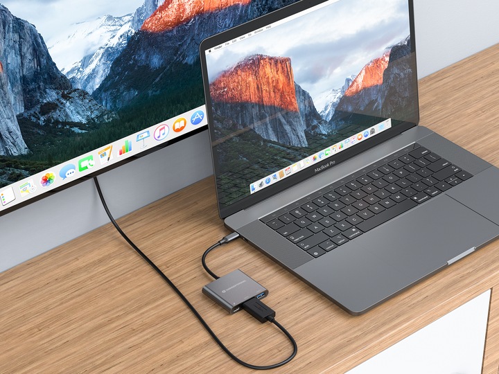 Produktbild Conceptronic DONN01G (USB-C, 1 Ports)