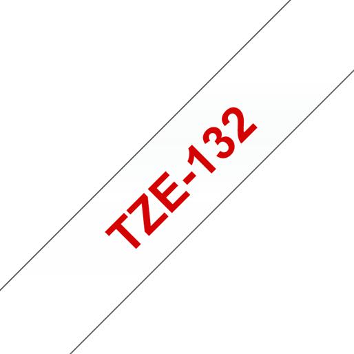 Immagine prodotto Brother Tze-132 (1.20 cm, Rosso, Trasparente)