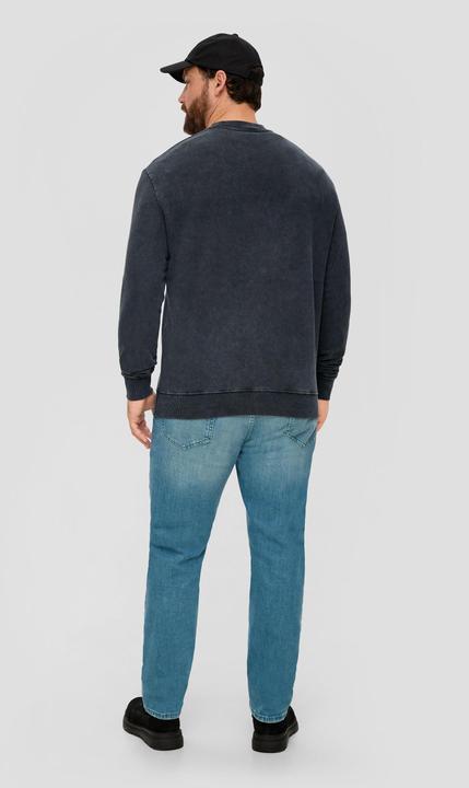 Produktbild s.Oliver Sweatshirt Sweatshirt mit Grafik-Print (XXL)