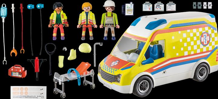 Produktbild Playmobil Rettungswagen mit Licht und Sound (71202, Playmobil City Life)