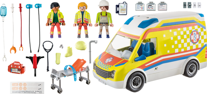 Actual product image Playmobil 71202 Ambulance with light and sound (71202, Playmobil City Life)
