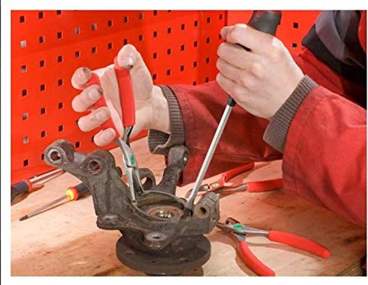 Productafbeelding Facom Plastic module - borgveertang, rechte bek | 4 st.