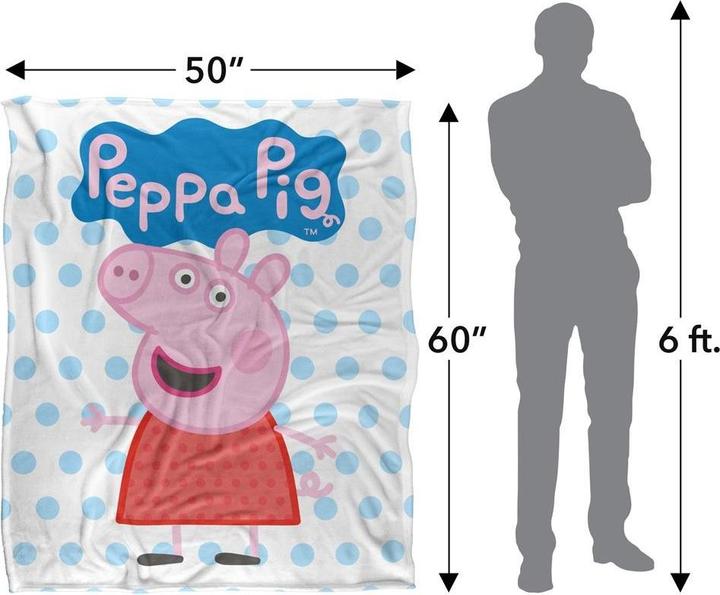 Image du produit Peppa Pig - Couverture (152 x 127 cm)