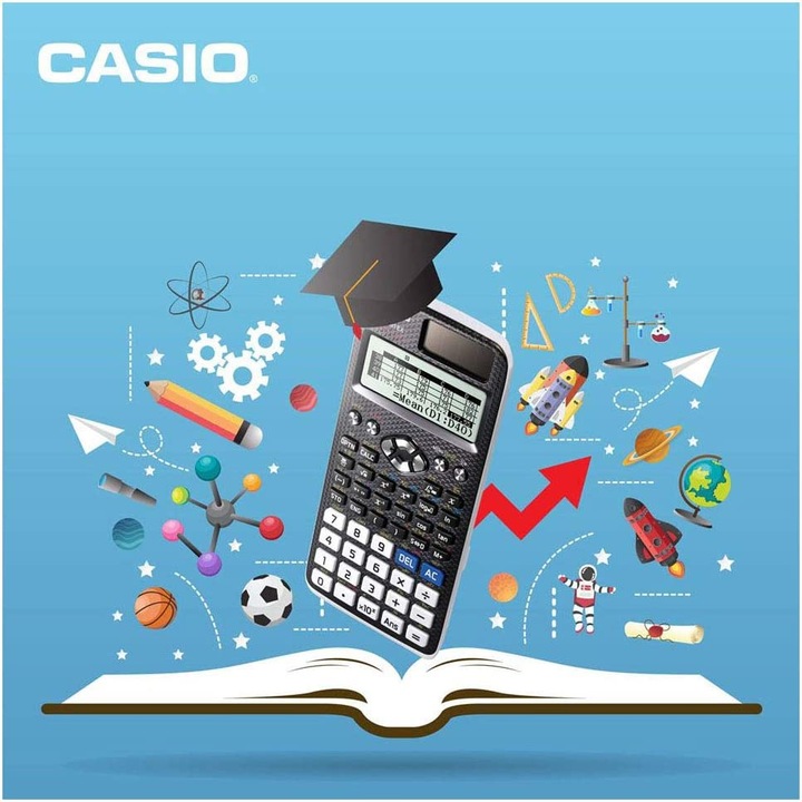 Actual product image Casio Fx-991de X (Solar cells, Batteries)
