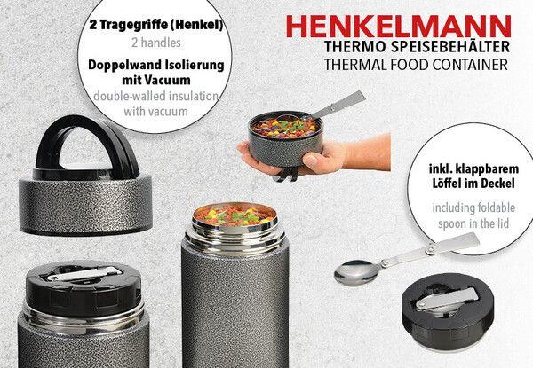Actual product image Troika HENKELMANN Récipient thermo, argenté/titane (0.90 l)