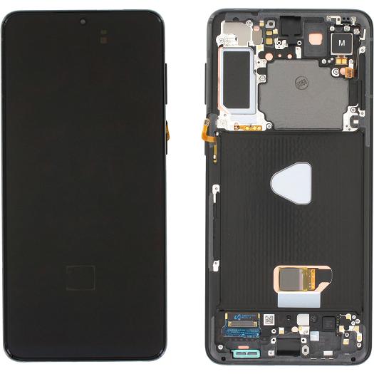 Samsung Galaxy S21 Plus 5G LCD Display Black (Display), Mobilgerät Ersatzteile, Schwarz