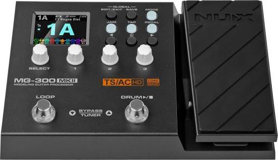 Actual product image NUX Multi-Effektgerät MG-300 MKII für E-Gitarre mit Klinkenkabel (Preamplifiers, Amplifier, Limiter)