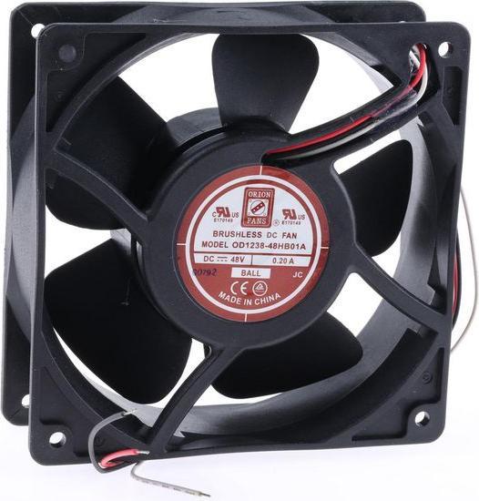 Produktbild RS PRO Lüfter 120x120x38mm 48VDC 10W 177m³/h (120 mm)
